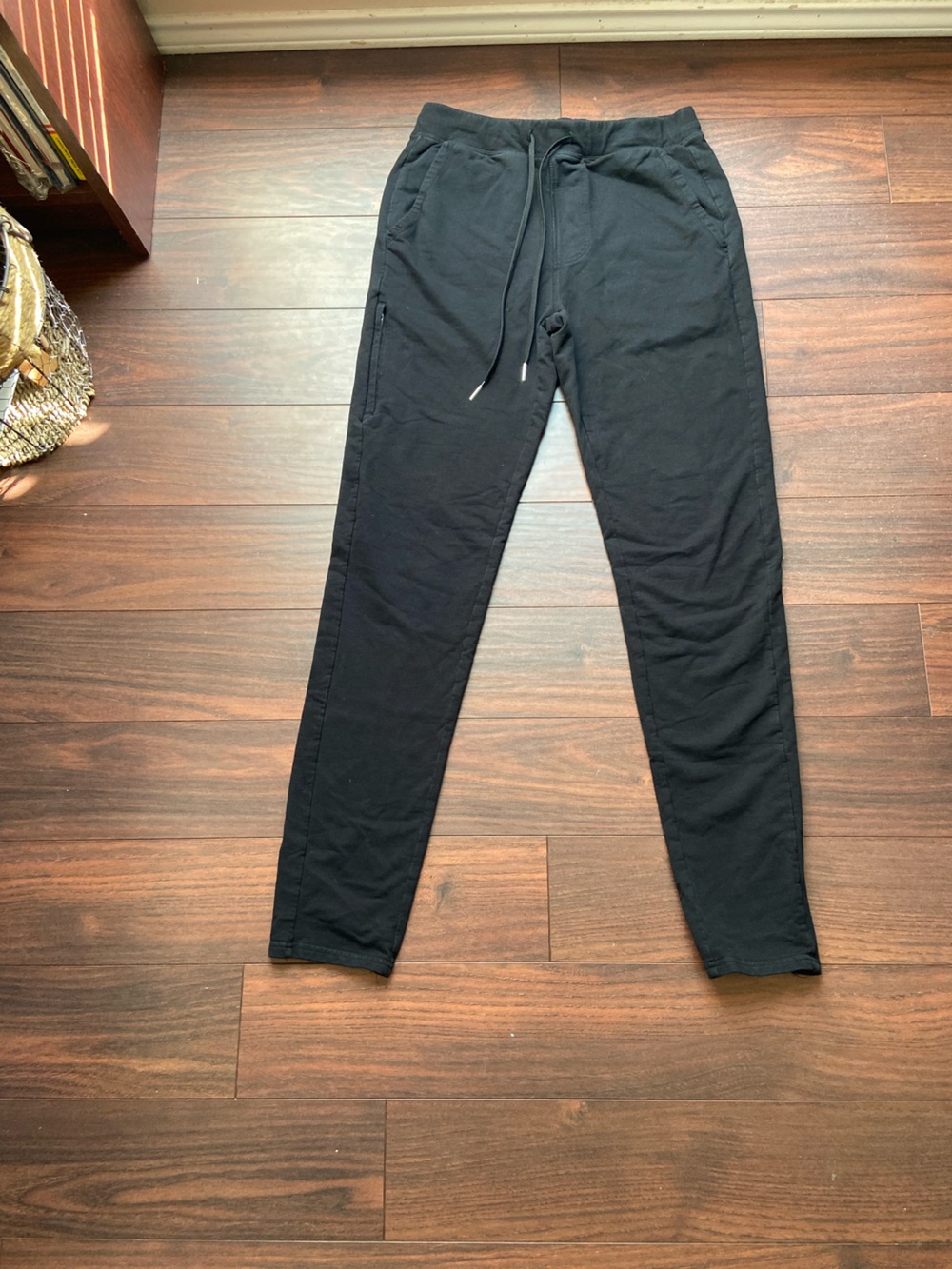 AMERICAN TALL COTTON BLACK JOGGER PANTS WOMEN M NWOT